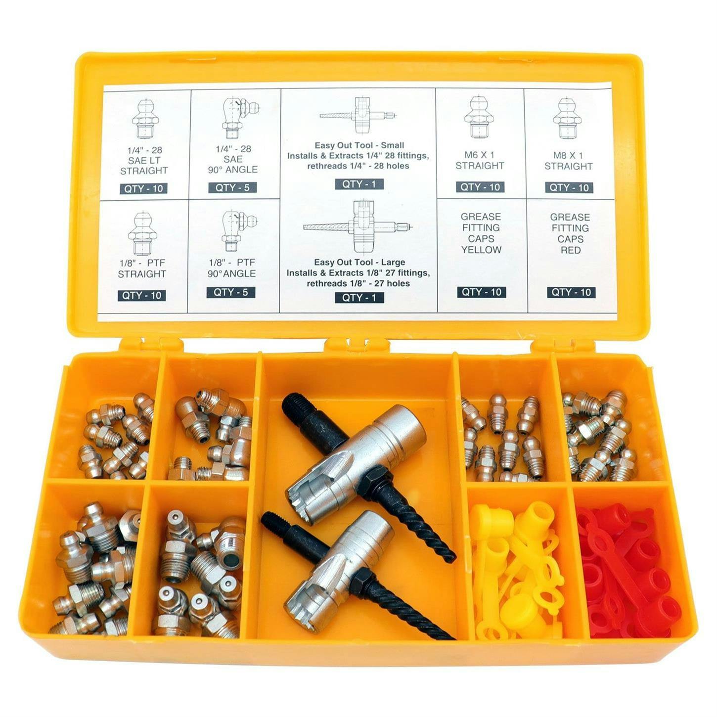 LockNLube LNL143 Complete Grease Fitting Replacement Kit