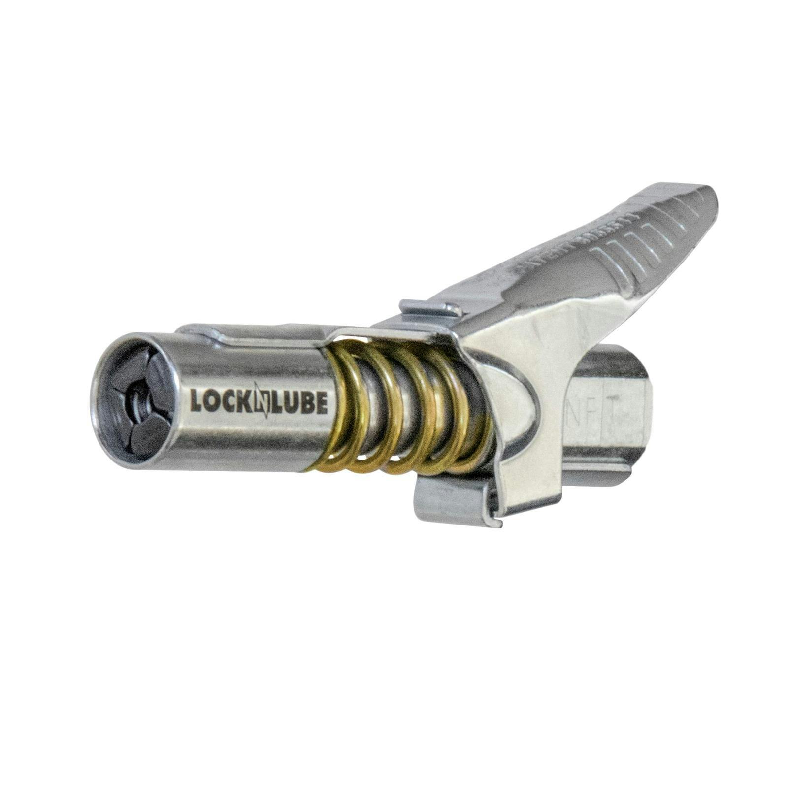LockNLube GC81011 Locking Grease Gun Coupler, 1/8 In NPT