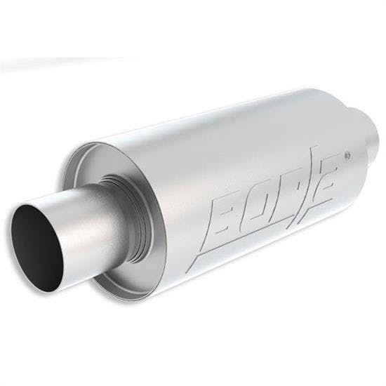 Borla® 40842S S-Type Muffler, Round, 2.5 Inch Inlet/Outlet