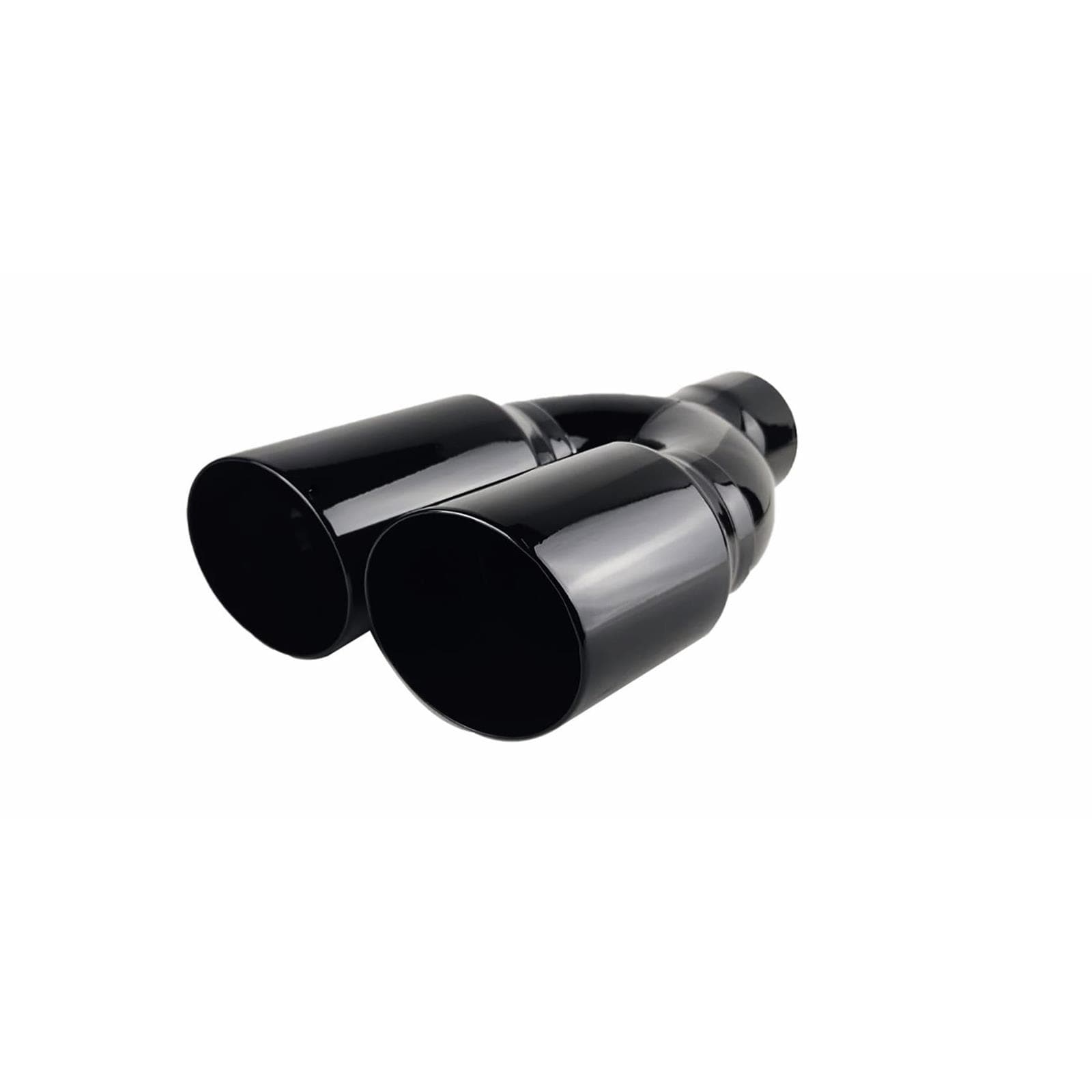 Netami 1648BK Gloss Black Stainless Steel Dual Exhaust Tip