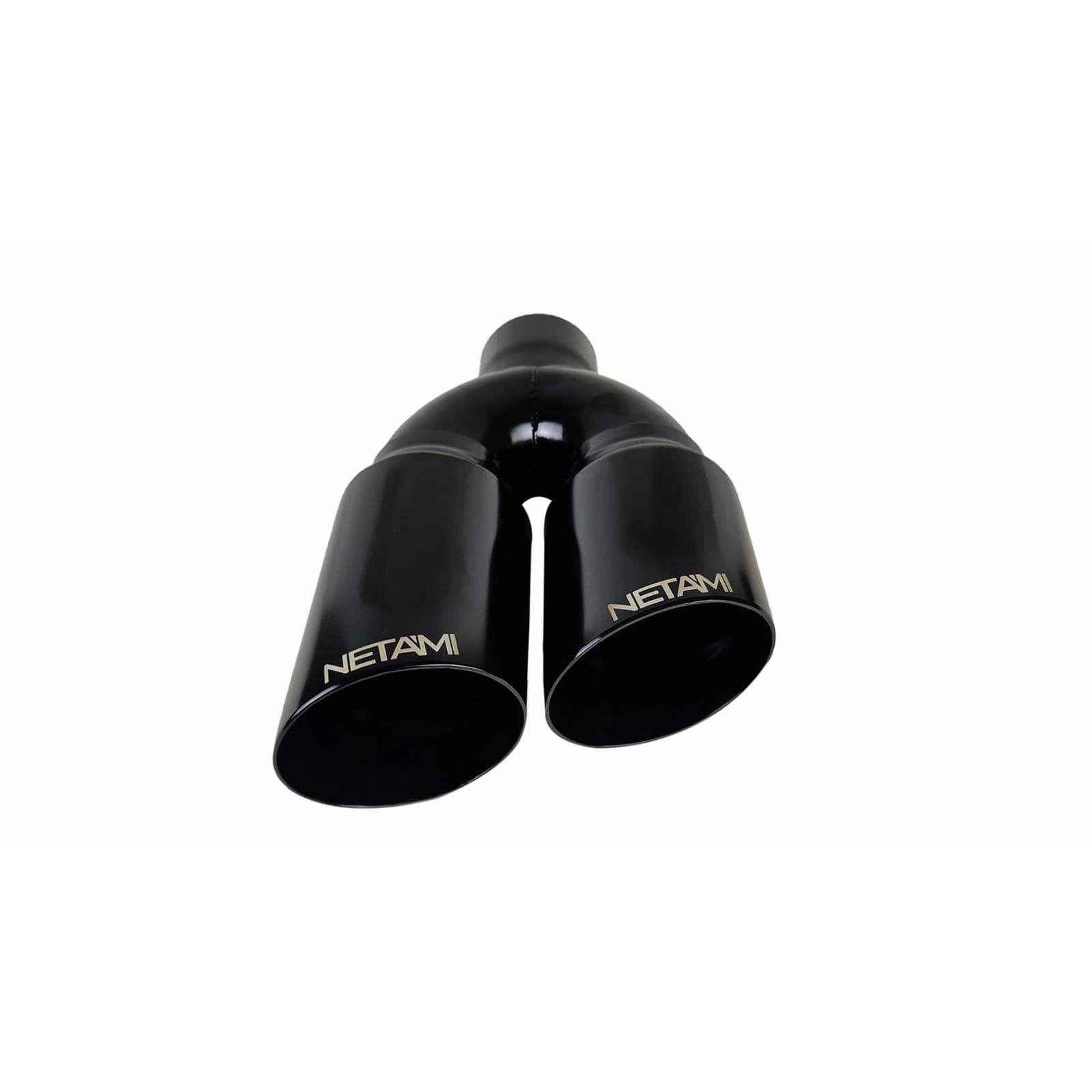 Netami 1649CBK Ceramic Coated Side Exit Dual Exhaust Tip