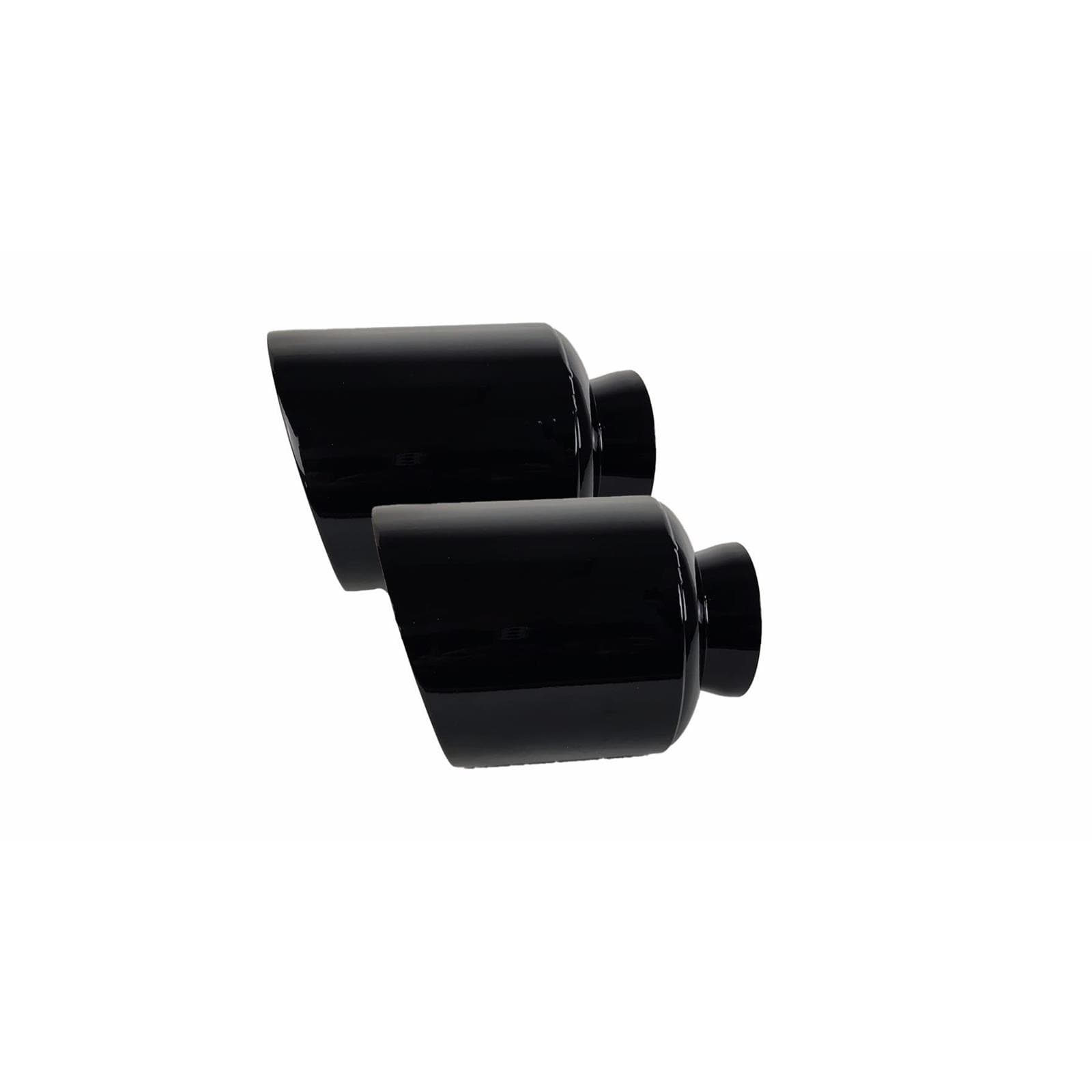 Netami 2590CP-2 Polished 304 SS Charger Exhaust Tips, Pair