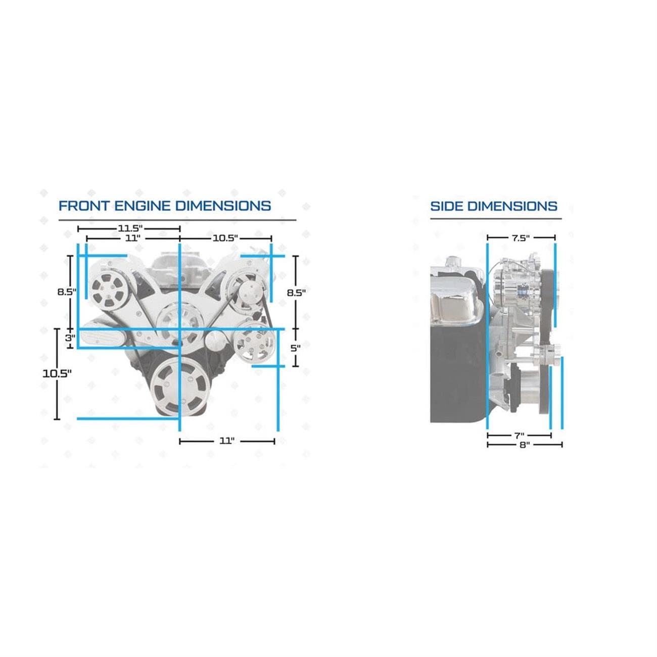 BluePrint Engines B598FKB4L8 BBC 598/741HP with 4L80E, EFI, Blk.