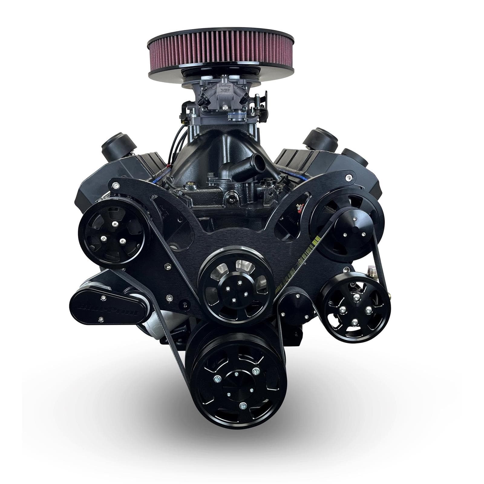 BluePrint Engines B632KB4L8X BBC 632/4L80E, Carbureted, Blackout