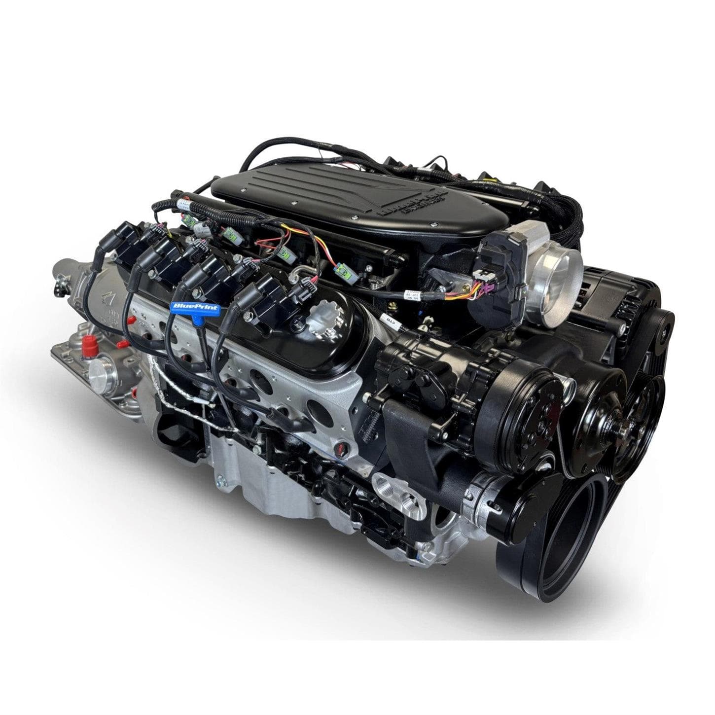 BluePrint Engines BLS3768KB4L7 LS 376 w/ 4L65/70E, EFI, Blk.