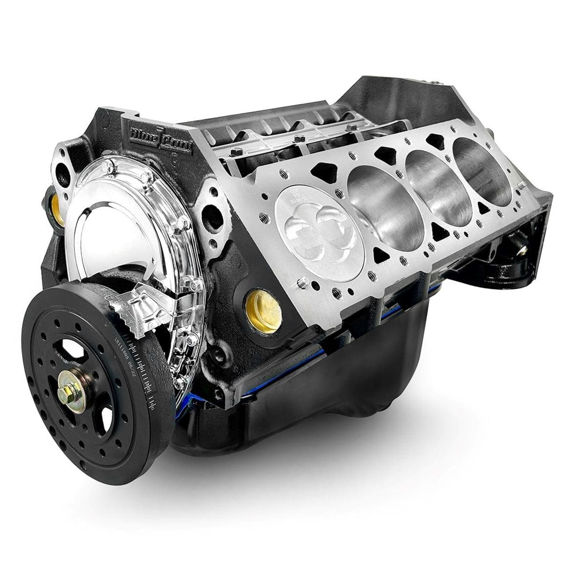 BluePrint BP38318SP GM 383 Short Block Plus Crate Engine, Cast Steel Crank