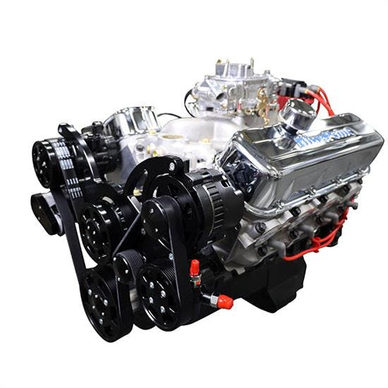 BluePrint BP454CTCKB 454 Cruiser Crate Engine, Dressed, Black