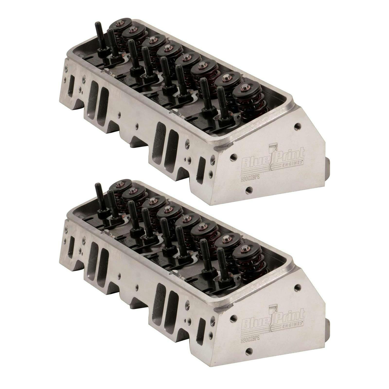 BluePrint H8002K Muscle Series 195cc SB Chevy Heads, Assembled