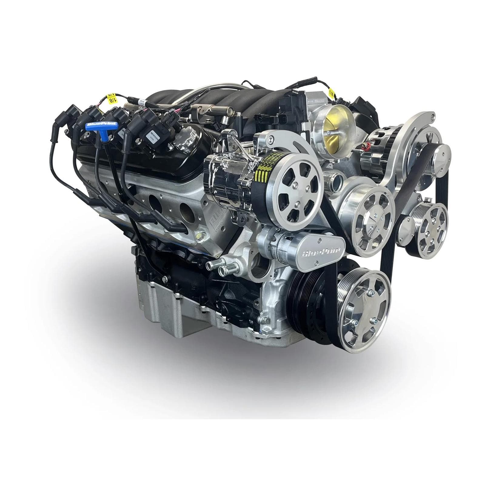 BluePrint PSLS3763CTFK LS 376 C.I. 530 HP Long Block Crate Engine