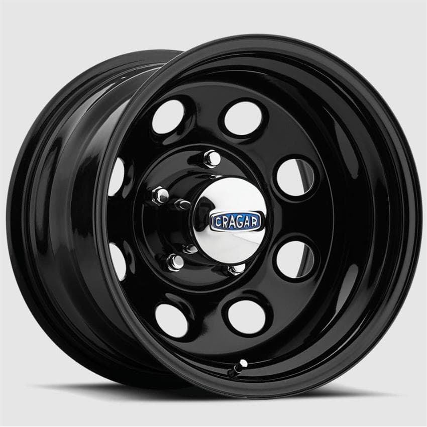 Crager 3978912 17" X 9" Series 397 Soft 8 Gloss Black Wheel