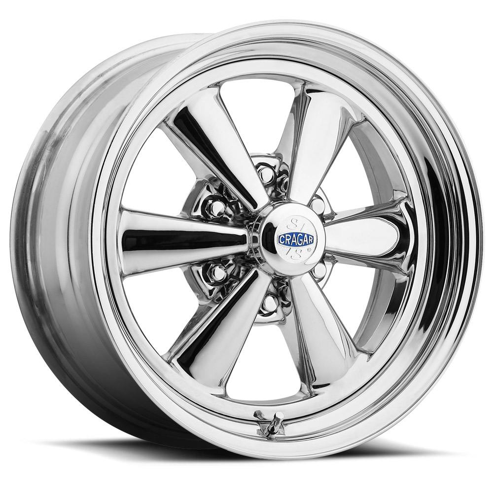 Cragar 61C786350 Series 61C S/S Wheel, 17x8 Inch, 6x5.5 Inch BP