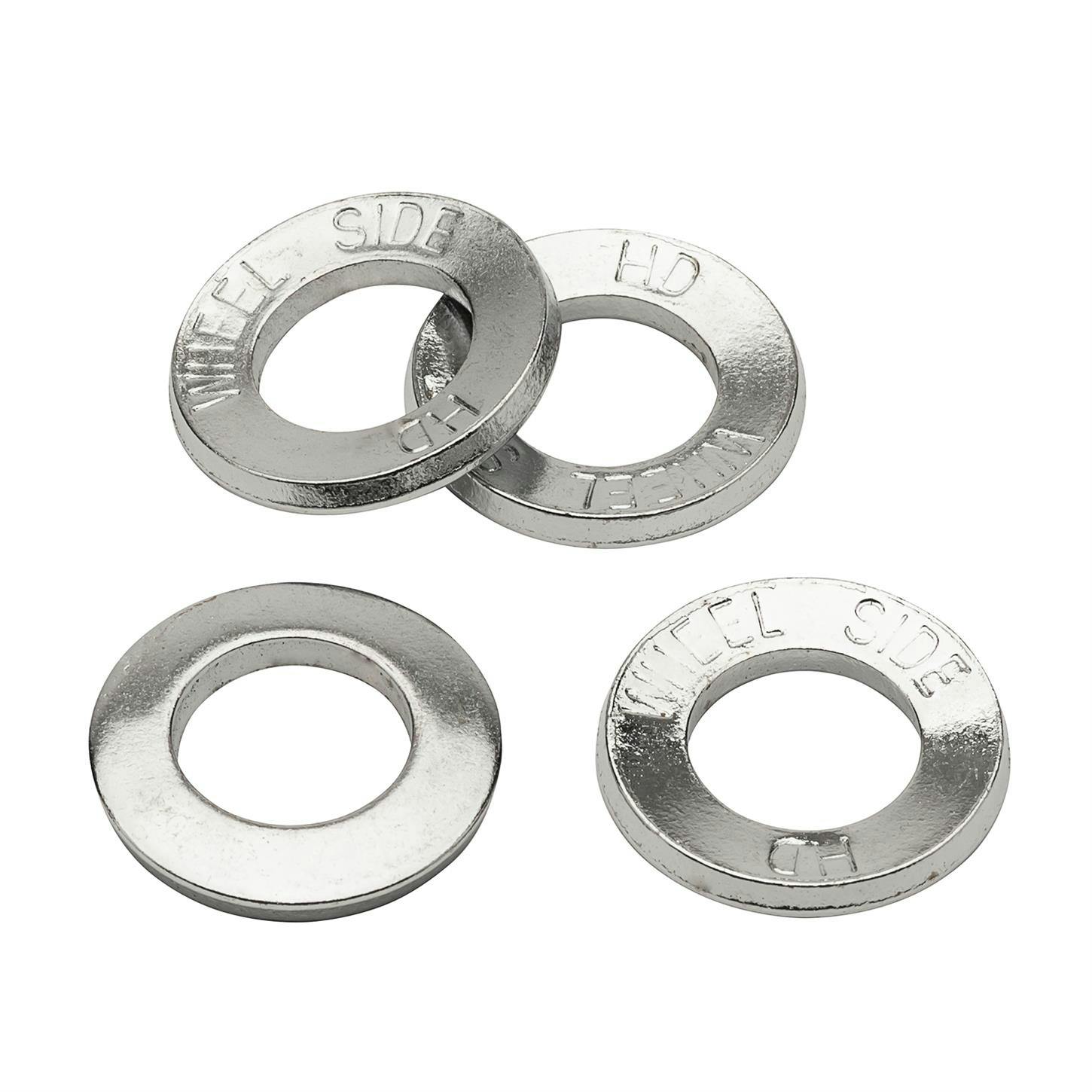 Cragar A-27224-4 Center Hole Washer, Chrome, 4 Pack