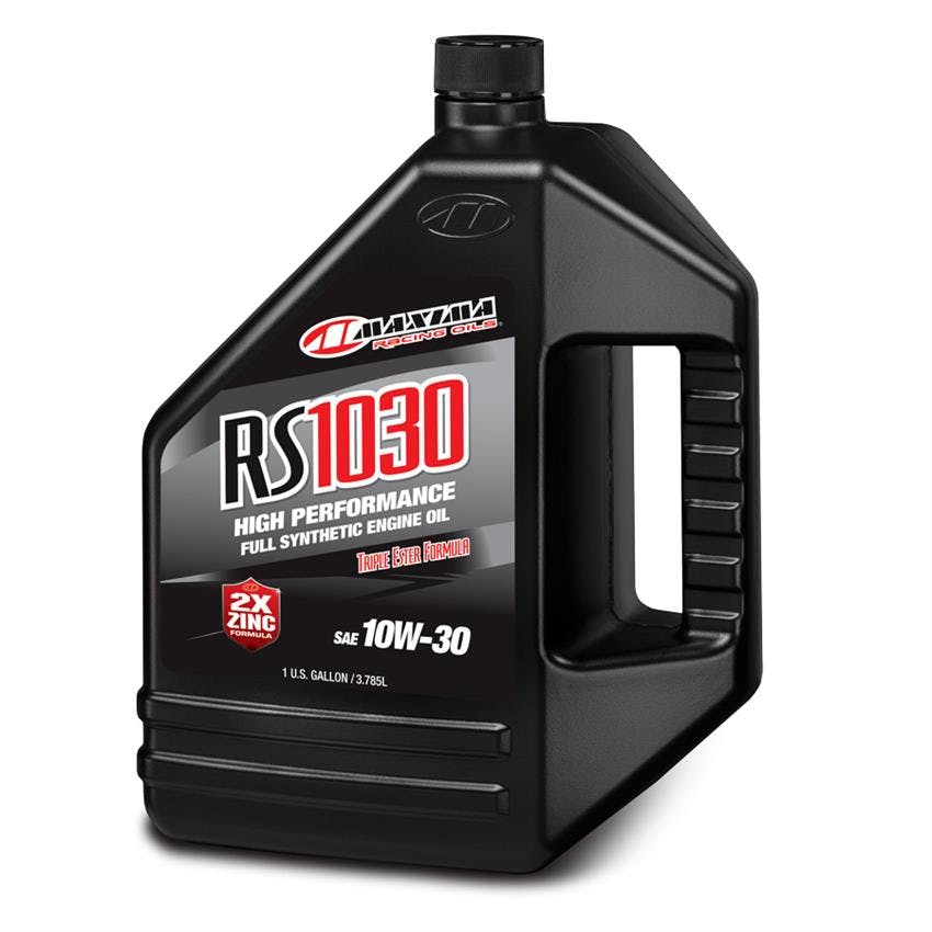 Maxima Racing Oils 39-019128 RS Full Synthetic, 10W30, 1 Gallon