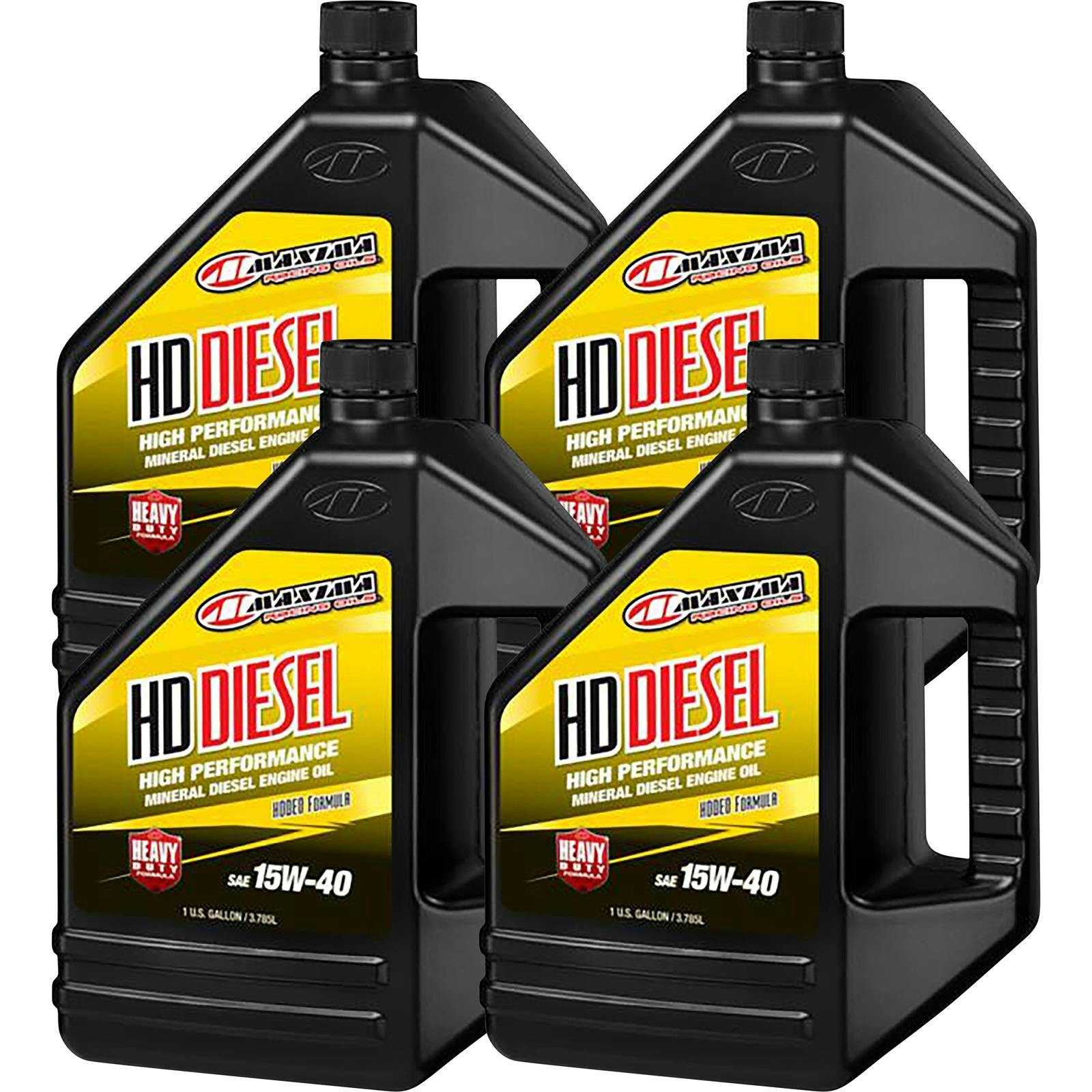 Maxima Racing Oils 229029128 HD Diesel Oil, 15W40, 4 Gallons