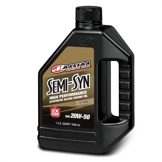 Maxima Racing Oils 39-35901B Semi-Synthetic, 20W50, 1 Quart