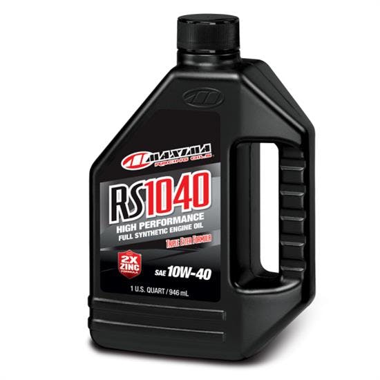 Maxima Racing Oils 39-16901 RS Full Synthetic, 10W40, 1 Quart