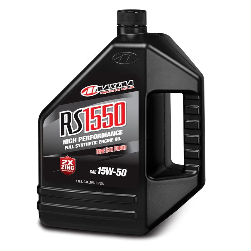 Maxima Racing Oils 39-329128 RS Full Synthetic, 15W50, 1 Gallon