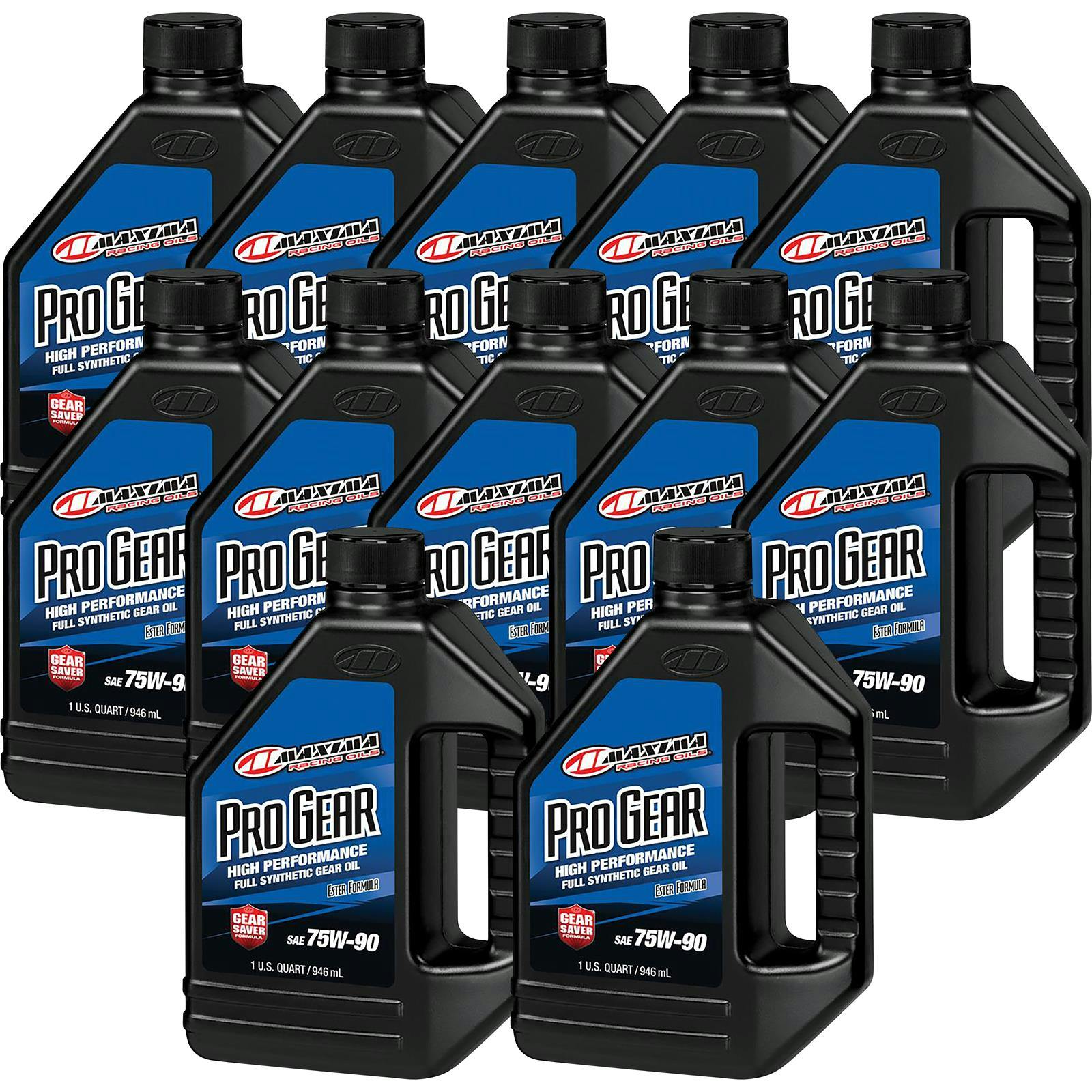 Maxima Racing Oils 22944901 Pro Gear Full Syn, 75W90, 12 Quarts
