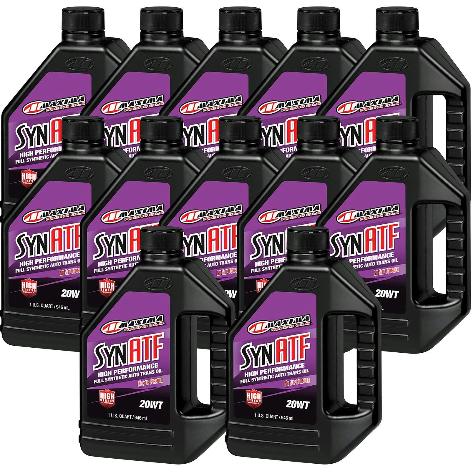 Maxima Racing Oils 229901901 Full Synthetic ATF Fluid, 12 Quarts
