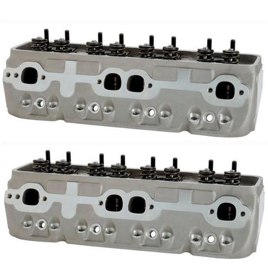 Brodix 1021001 IK Series SBC Cylinder Heads, 200cc, 125 lbs