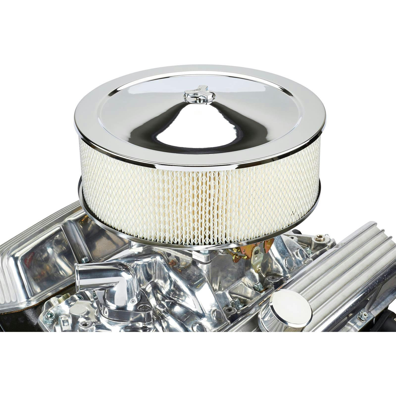 Chrome Deep Dish Air Cleaner, 14 x 5 Inch