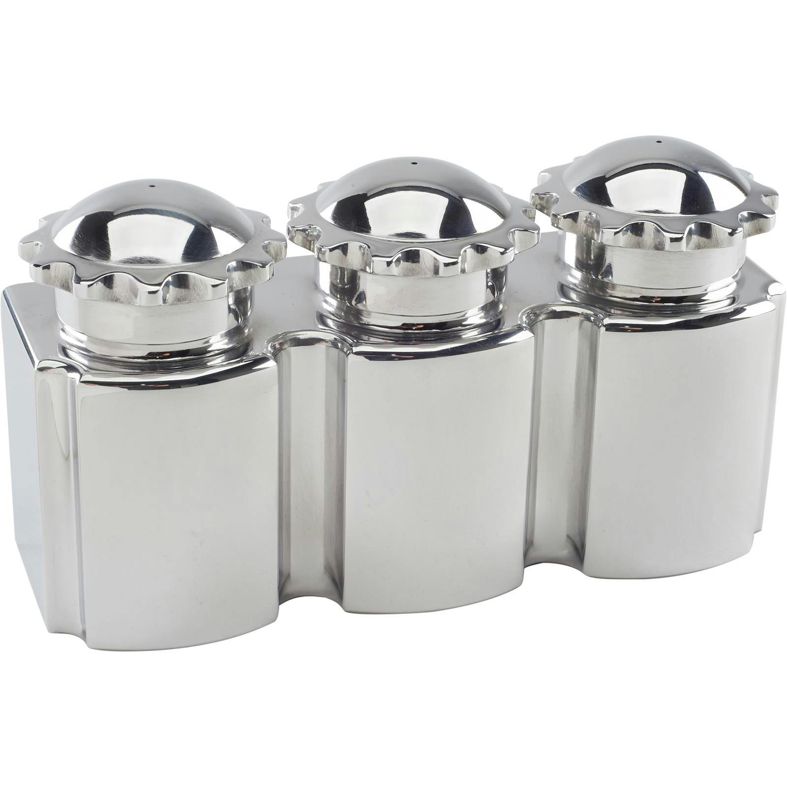 OTB Gear 6444 Remote Fluid Reservoir, Triple Tank, Polished