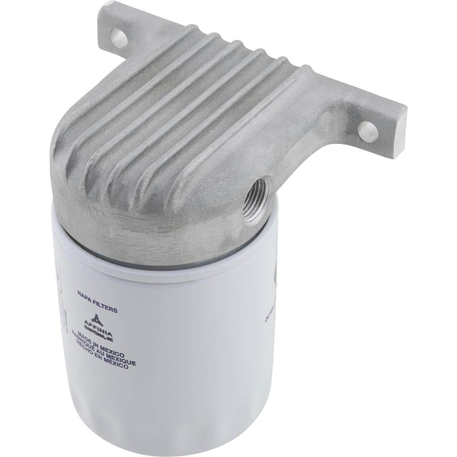 OTB Gear 6547 Remote Oil Filter Adapter, Finned, Unpolished