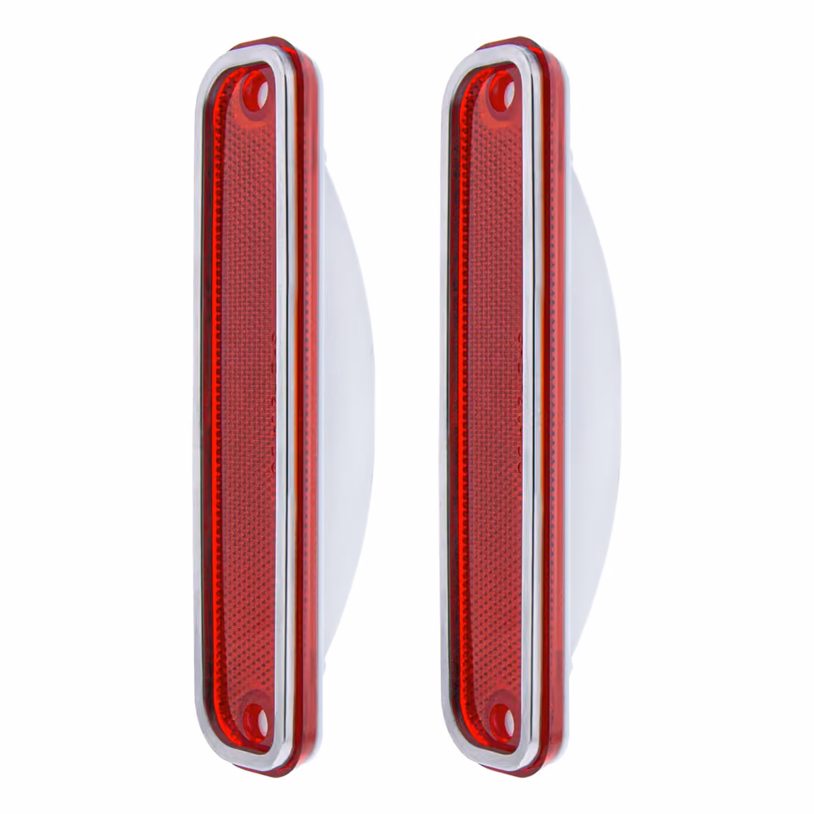 United Pacific 110543 SS Side Marker, 73-80 Chevy, Red, 2pc