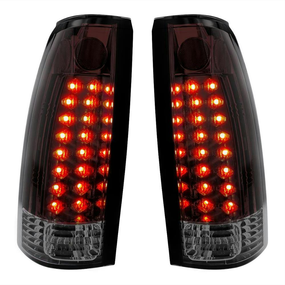 United Pacific 110546 LED Tail Light, Pair, Smoke, 88-98 GM Truck