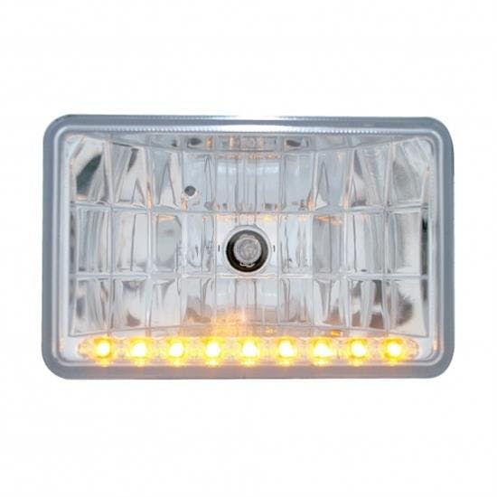 United Pacific 31373 4" X 6" Crystal Headlight, Low Beam