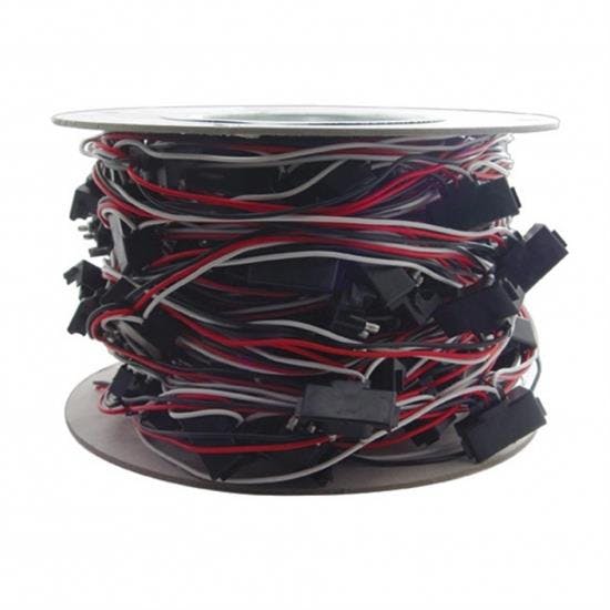 United Pacific 34243 Triple Male Bullet Plug Wire Harness Rll,12"