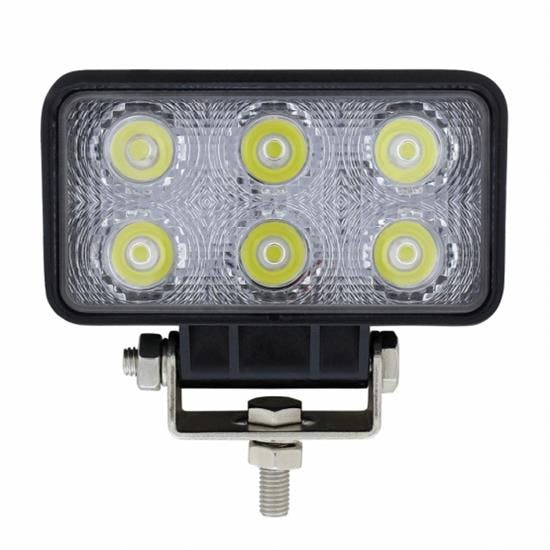 United Pacific 36510 6 High Power LED Rectangular Driving Light