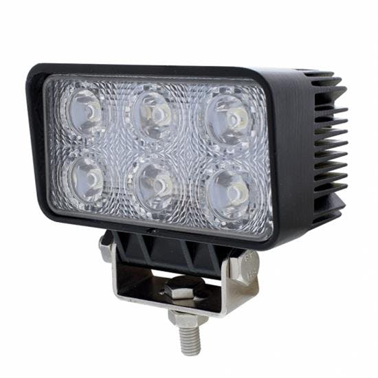 United Pacific 36510 6 High Power LED Rectangular Driving Light