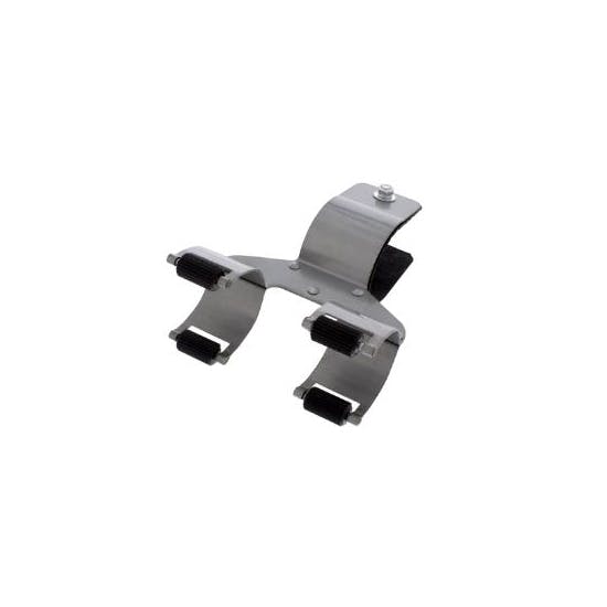 United Pacific C5012G Flashlight Holder, Roller-Action Grip, Grey