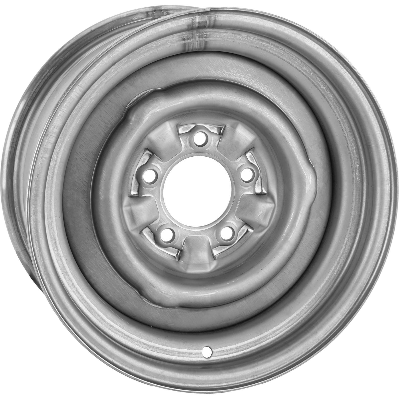Speedway O/E Style Hot Rod Raw Steel Wheel, 15x7, 5 on 4.75, 4.25 BS