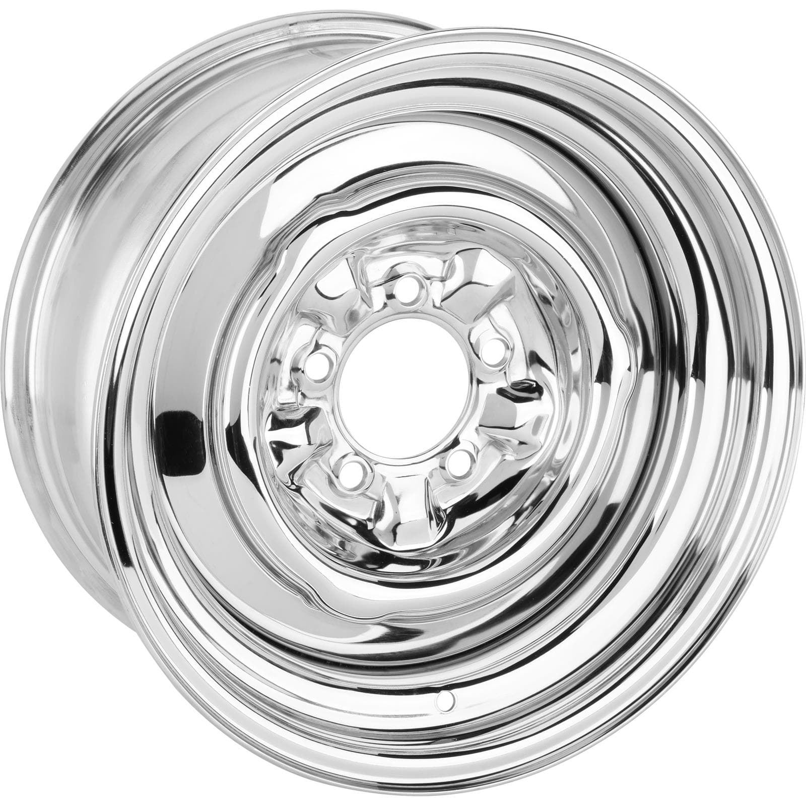 Speedway O/E Style Hot Rod Chrome Steel Wheel, 15x7, 5x4.5,