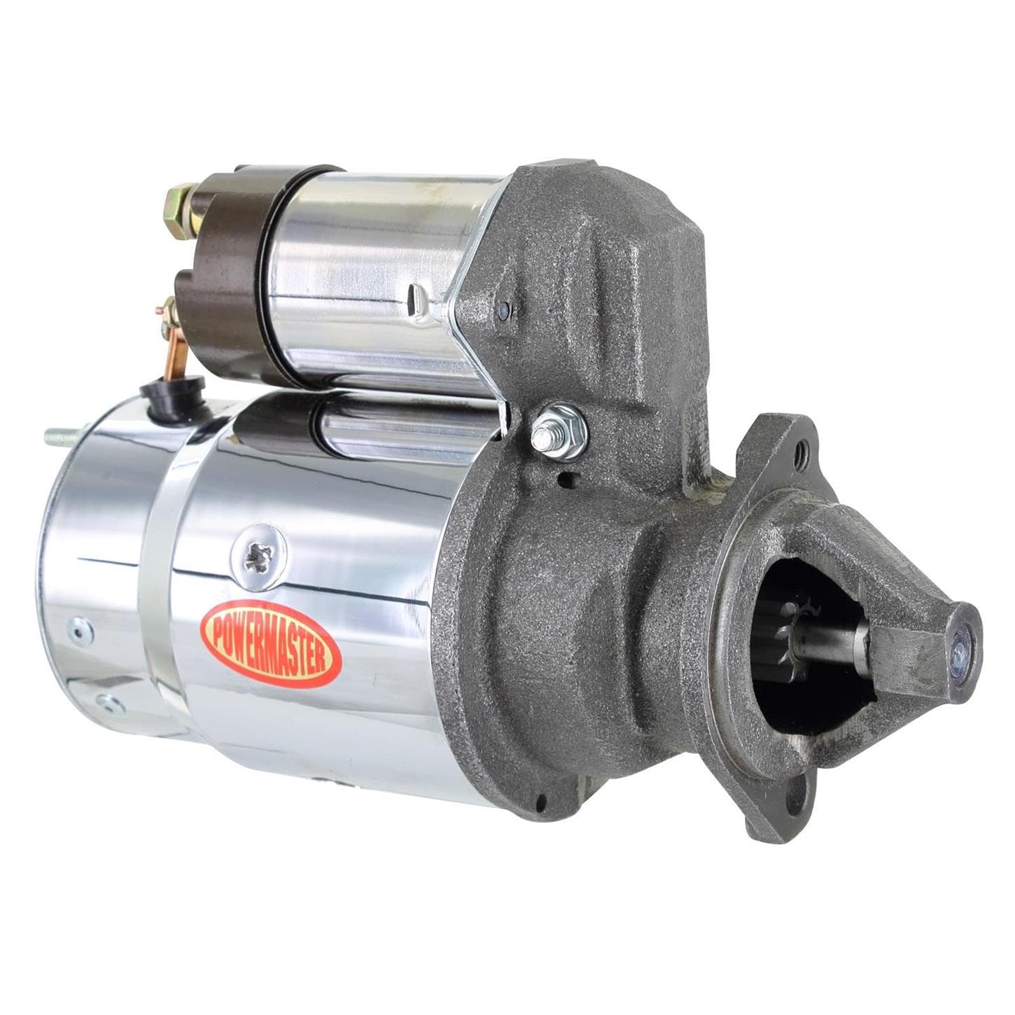 Powermaster 13635 Starter, Full size, Chrome, Chevy