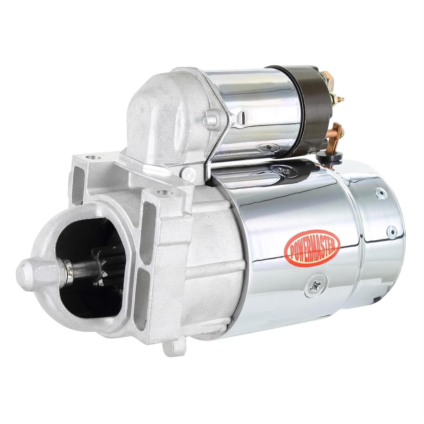 Powermaster 13655 Starter, Full Size, Chrome, Pontiac, Oldsmobile