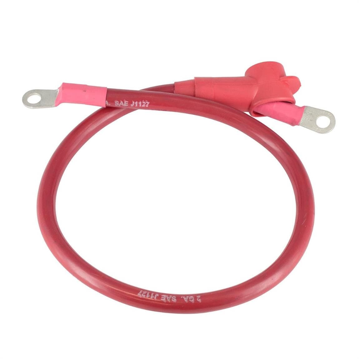 Powermaster 1-522 2-gauge Alternator Charge Wire, 2 FT