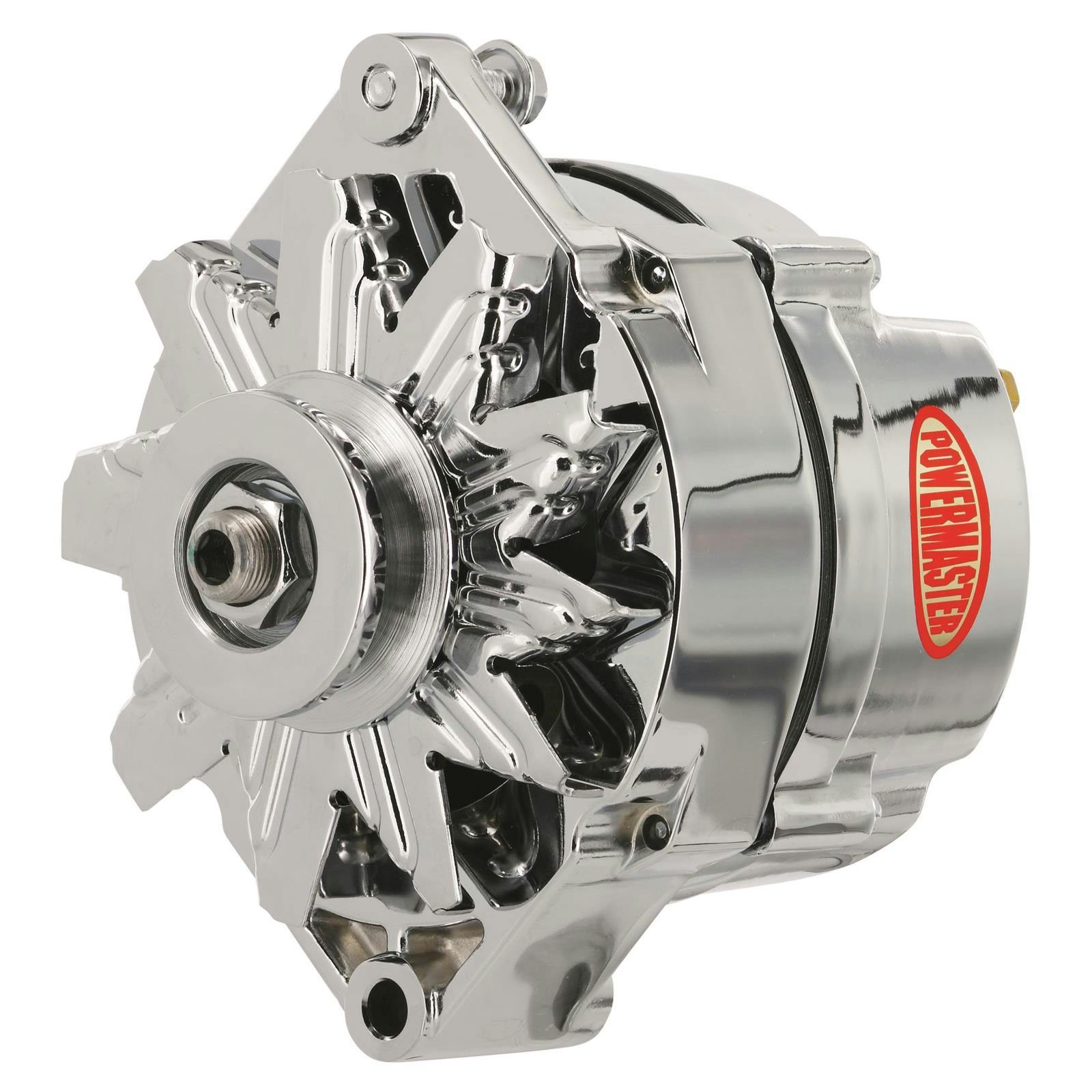 Powermaster 17102 Street Alternator, 70 Amps, V-belt, 12V, GM