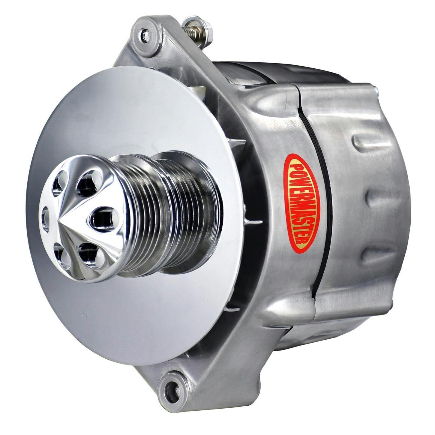 Powermaster 17296-360 GM 12si Alternator, 100A, 6-Groove, Brushed