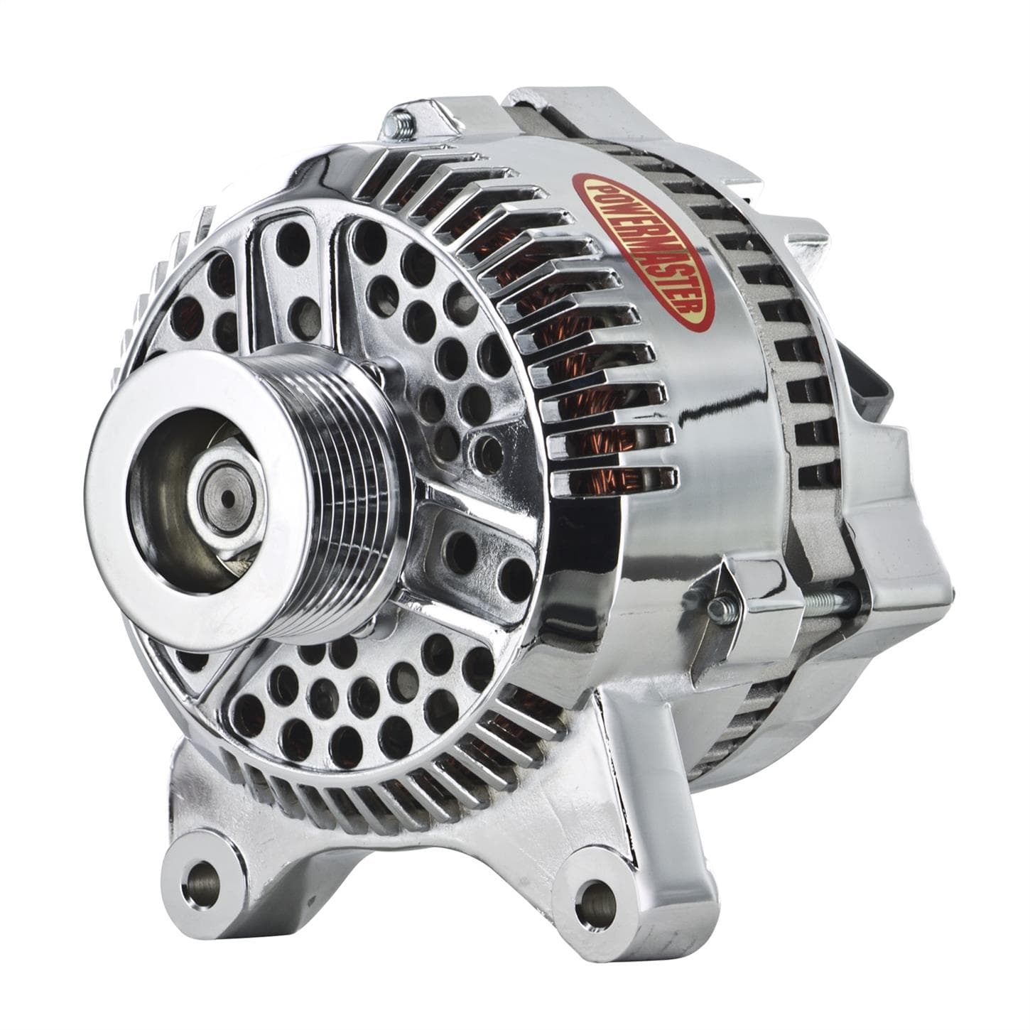 Powermaster 17753 Street Alternator, 140A, Serpentine, 12V, Ford
