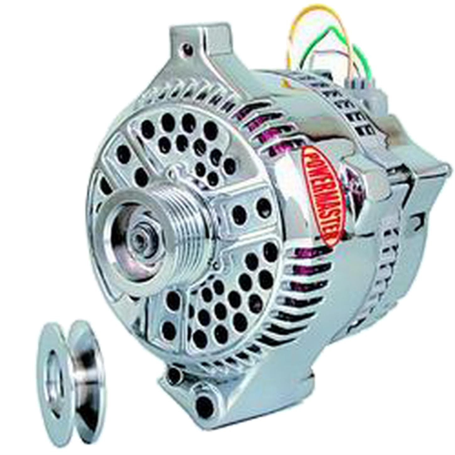 Powermaster 17771 Street Alternator, 140A, Serpentine, 12V, Ford