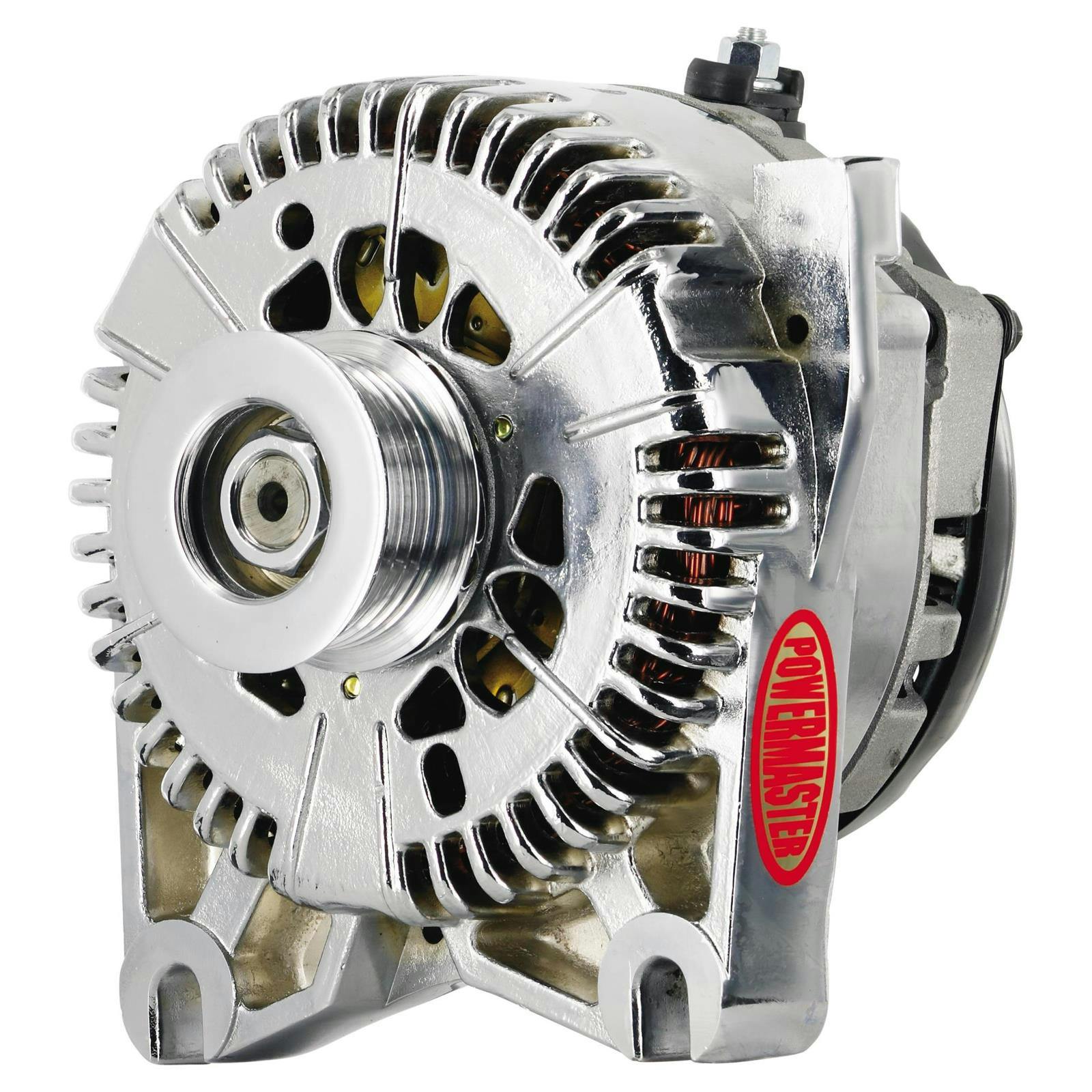 Powermaster 17781 Street Alternator, 130A, Serpentine, Lincoln