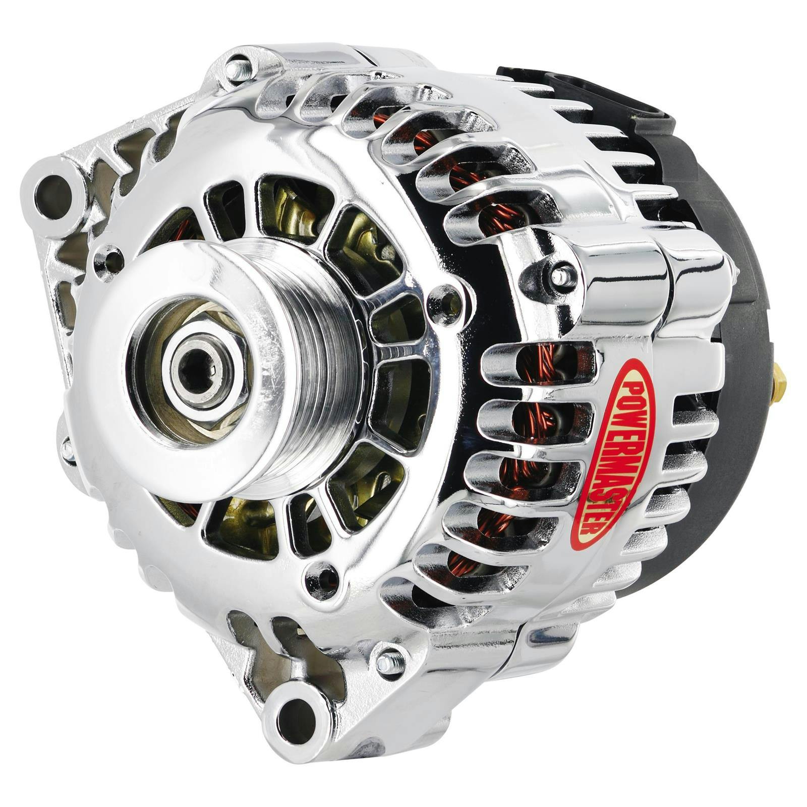 Powermaster 18247 Street Alternator, 120A, Serpentine, 12V, Chevy