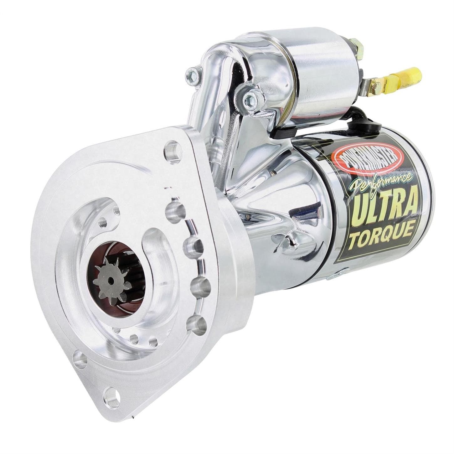 Powermaster 19404 Ultra Torque Starter, Mini, Chrome, Ford