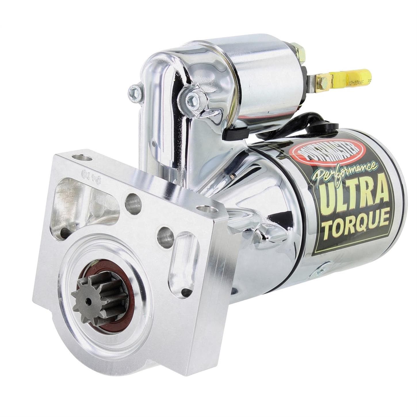 Powermaster 19410 Ultra Torque Starter, Mini, Chrome, Olds
