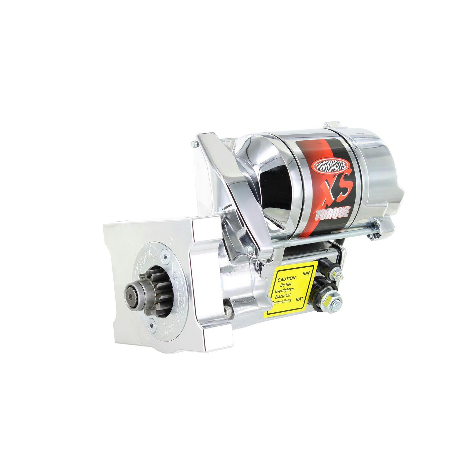 Powermaster 19500 XS Torque Starter, Mini, Chrome, Chevy