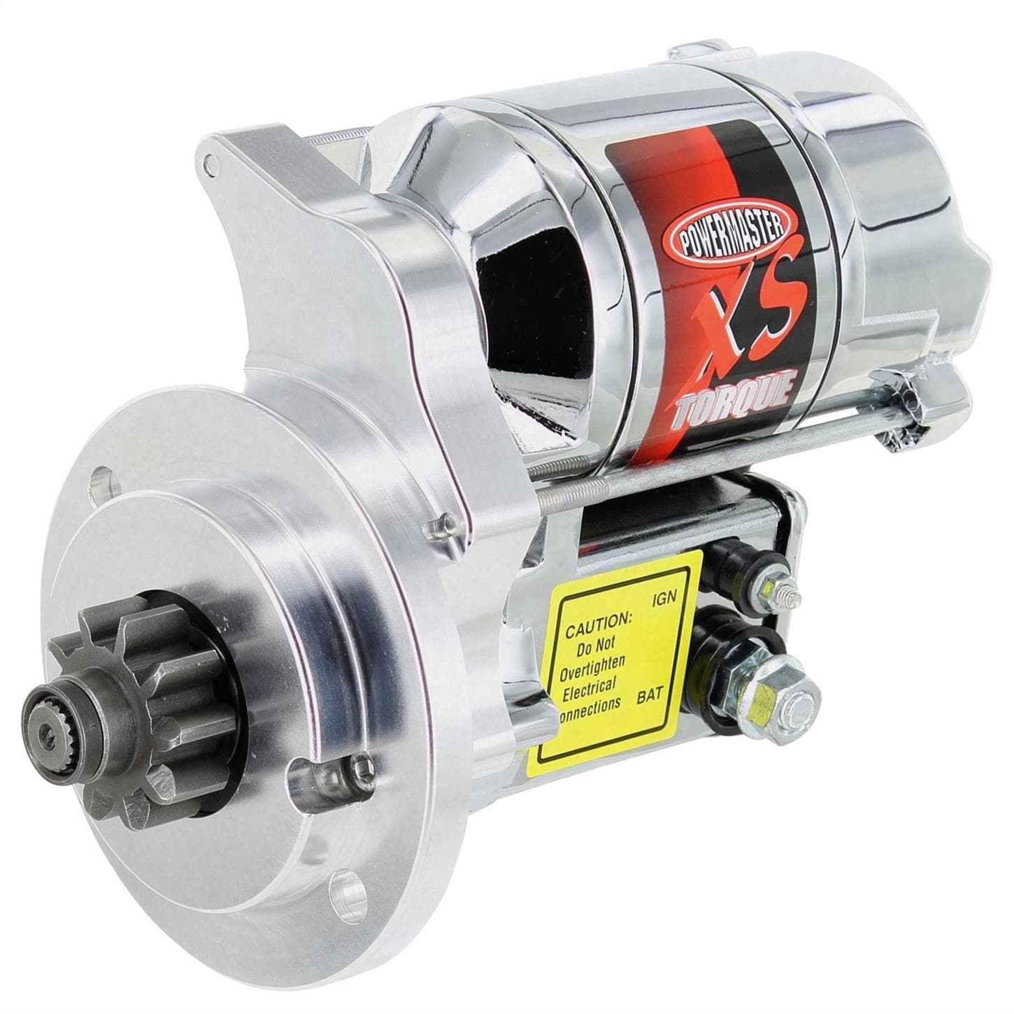Powermaster 19507 XS Torque Starter, Mini, Chrome, Ford