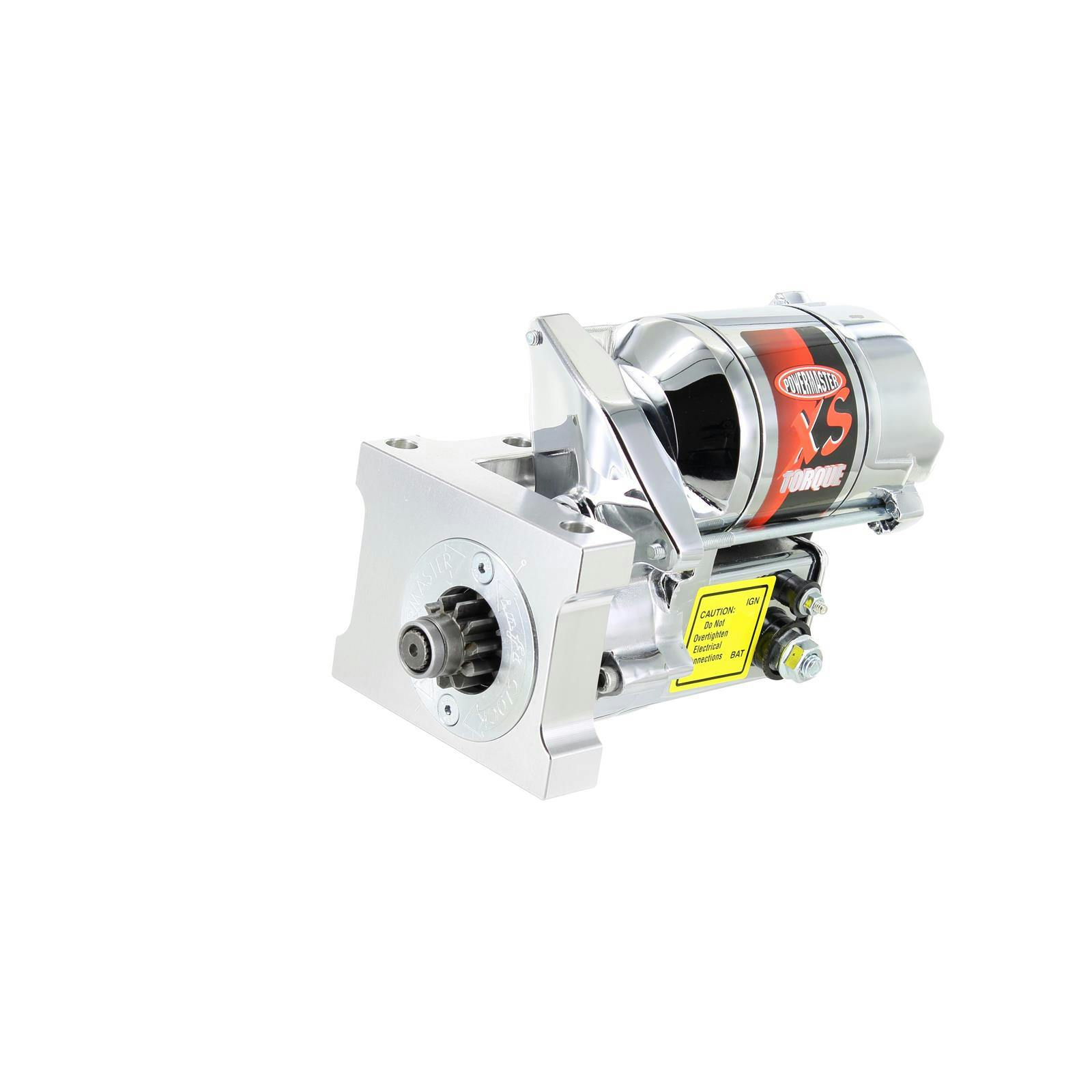 Powermaster 19526 XS Torque Starter, Mini, Chrome, Chevy